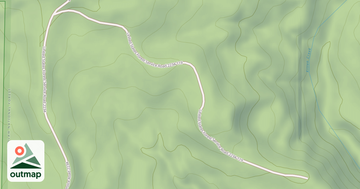 Map of USFS National Forest System Roads {6E2F06B2-27C9-48D5-AD91-0427CB71D839}