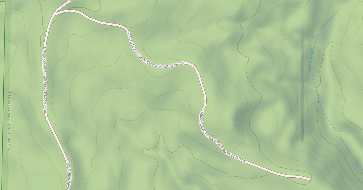Map preview of USFS National Forest System Roads {6E2F06B2-27C9-48D5-AD91-0427CB71D839}