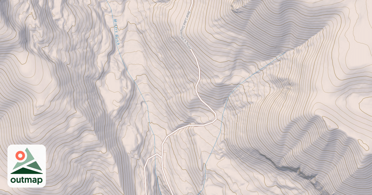 Map of BEAR LAKE DISPERSED A