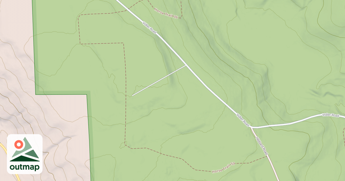 Map of Brookfield Horse Trail #33
