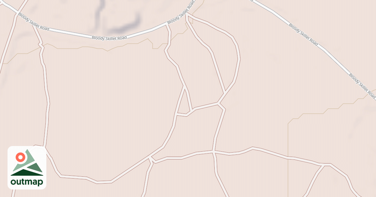 Map of Bloody Skillet ATV Trail
