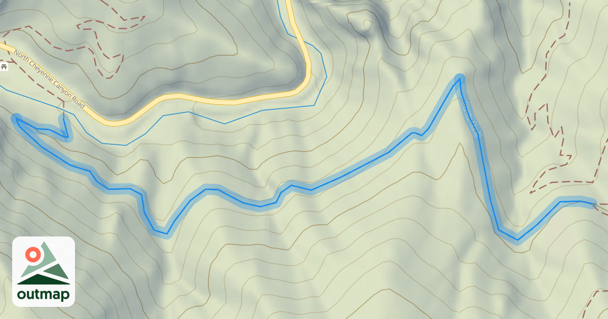 Map of Bruin Trail