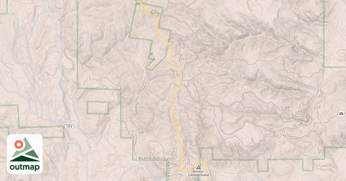 Map of TAYLOR DIVIDE