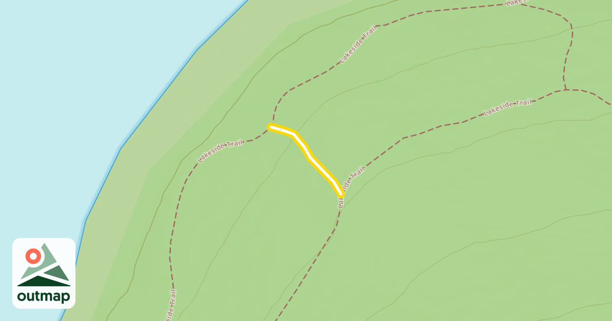 Map of Lakeside Trail