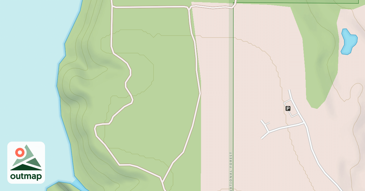 Map of Douglas Hill Ohv North Loop