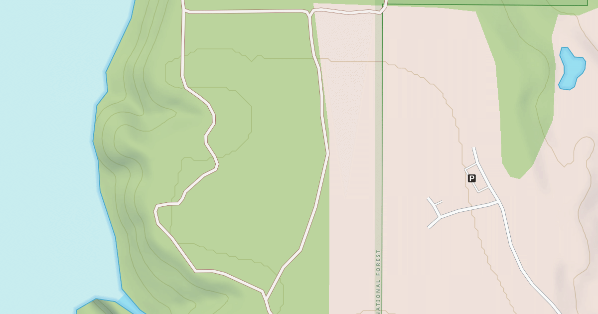 Map preview of Douglas Hill Ohv North Loop