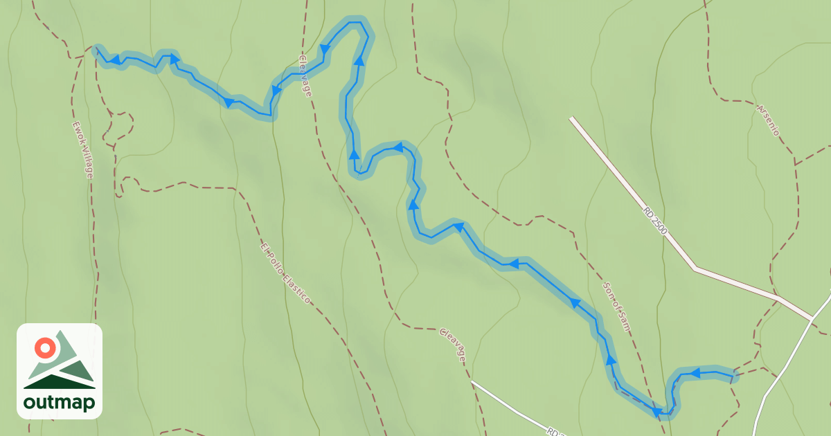 Map of Hidden Valley