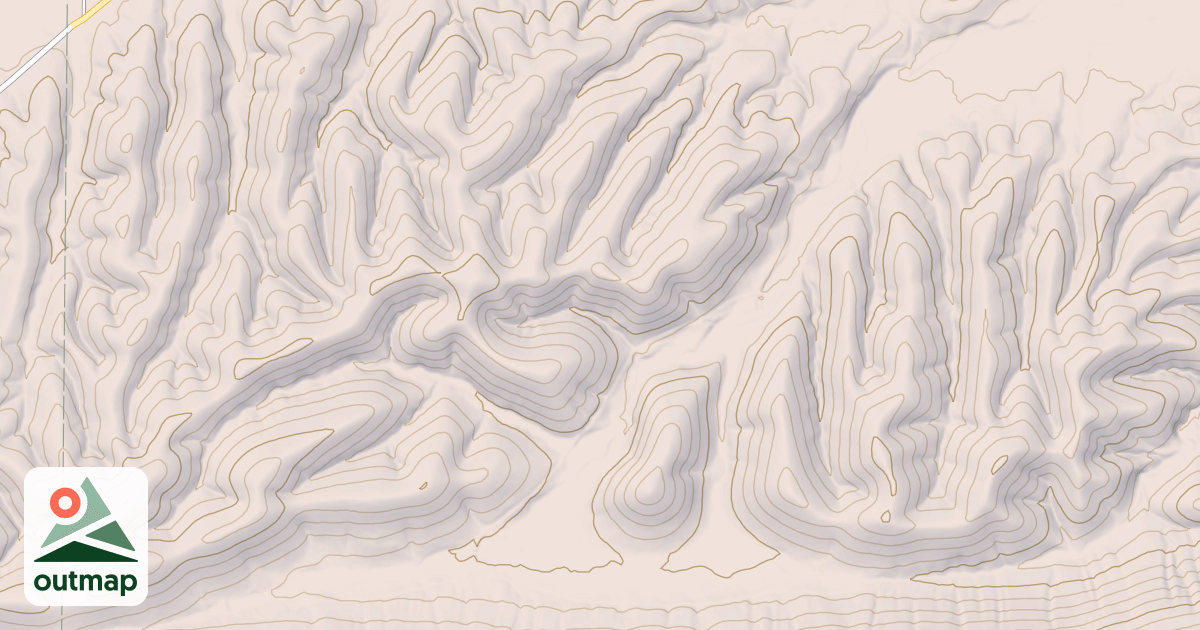 Map of HAYDEN