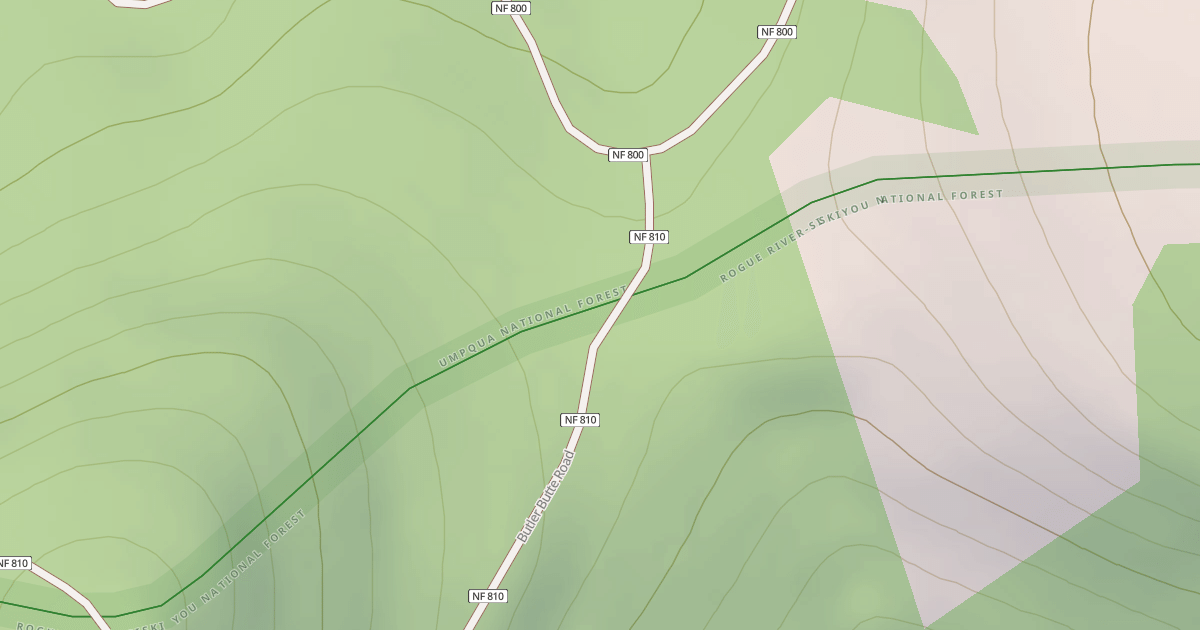 Map preview of BUTLER BUTTE