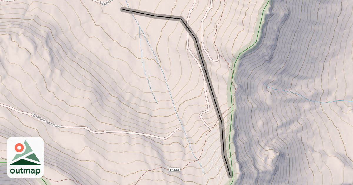 Map of Camino Del Monte Sol