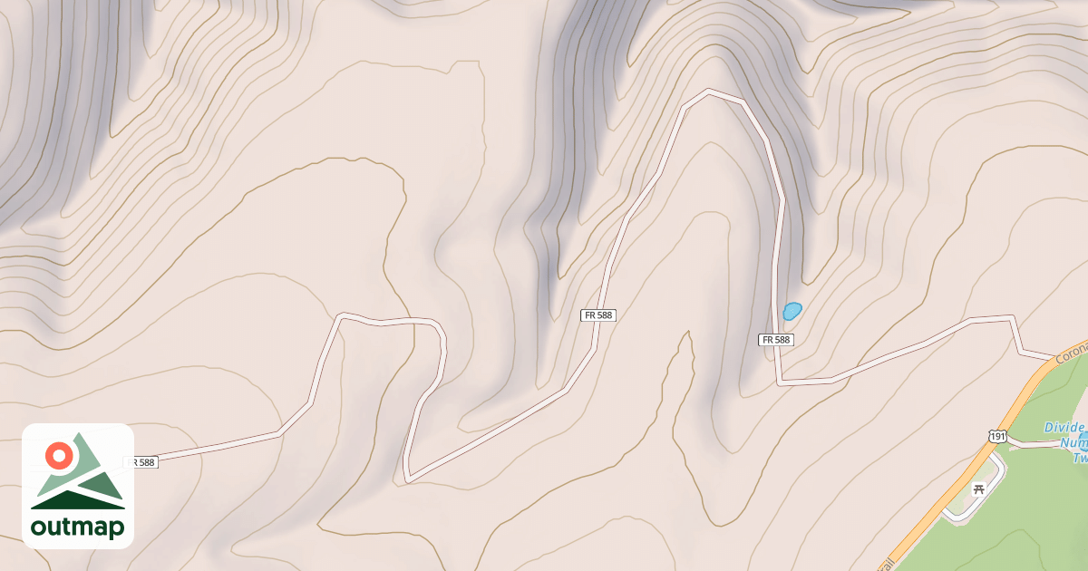 Map of USFS National Forest System Roads {1CD5000A-3B5D-4249-A348-FCC20663C9B6}