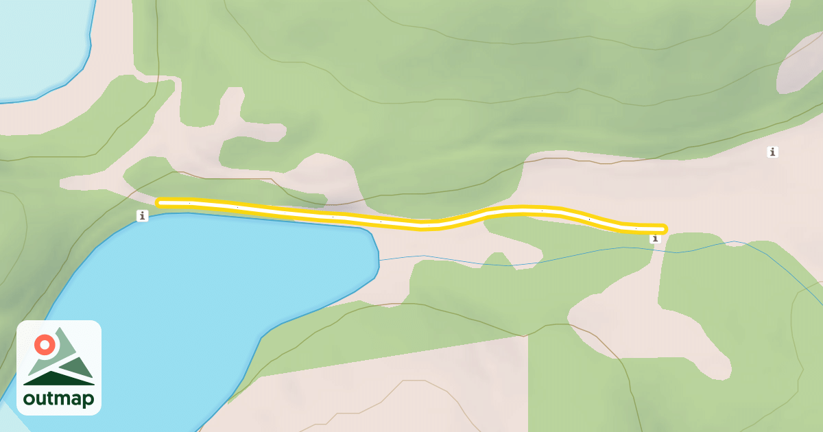 Map of Whispering Pines Trail