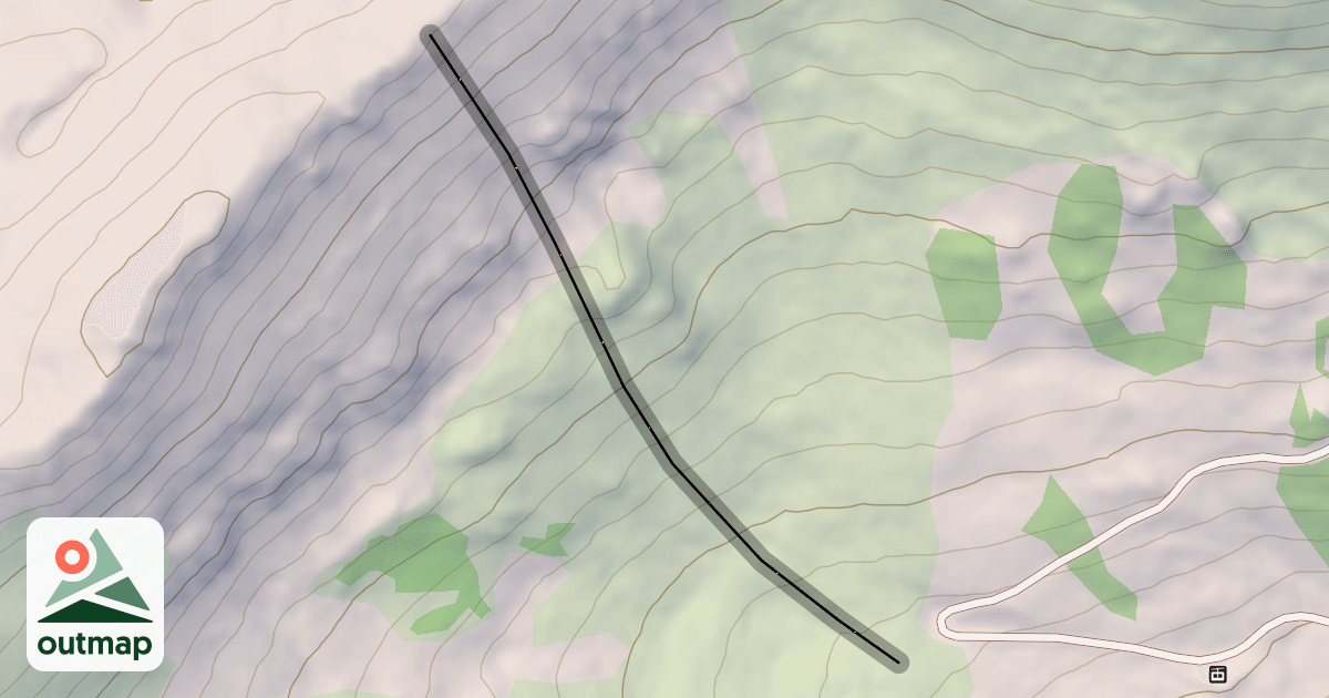 Map of Bradley's Plunge