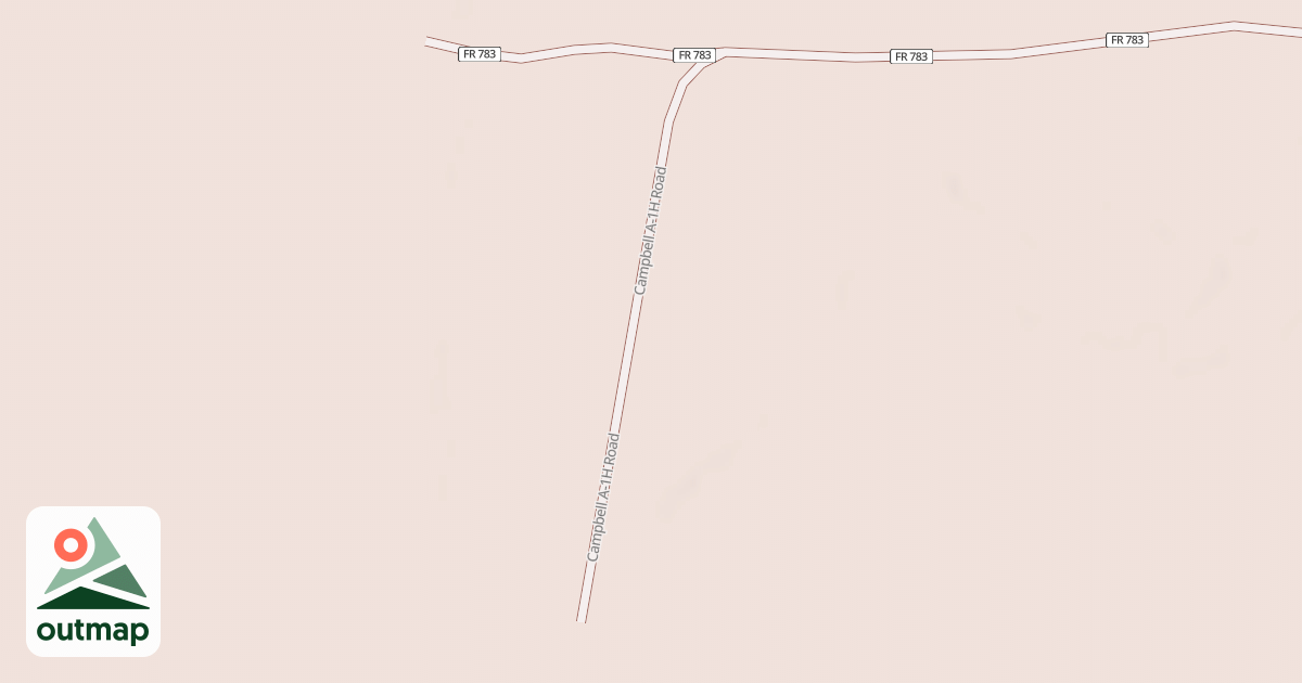 Map of CAMPBELL A-1H