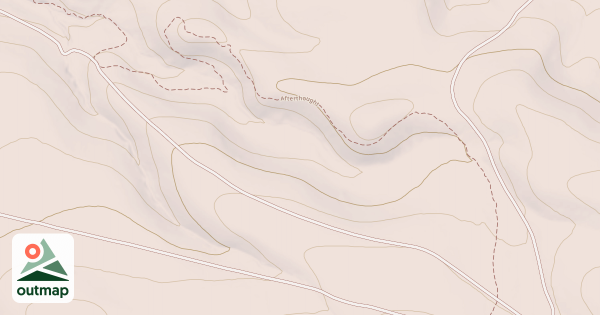 Map of Bloody Shins Trail