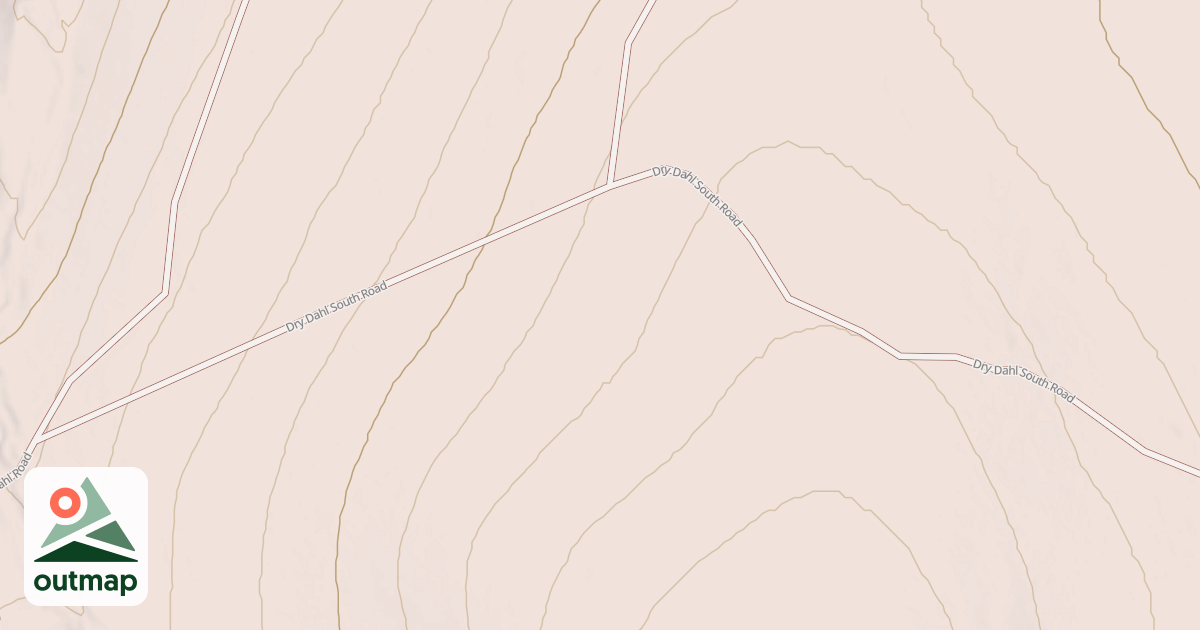 Map of DRY DAHL SOUTH