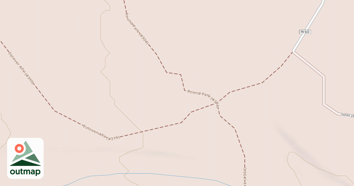 Map of CUTOVER ATV
