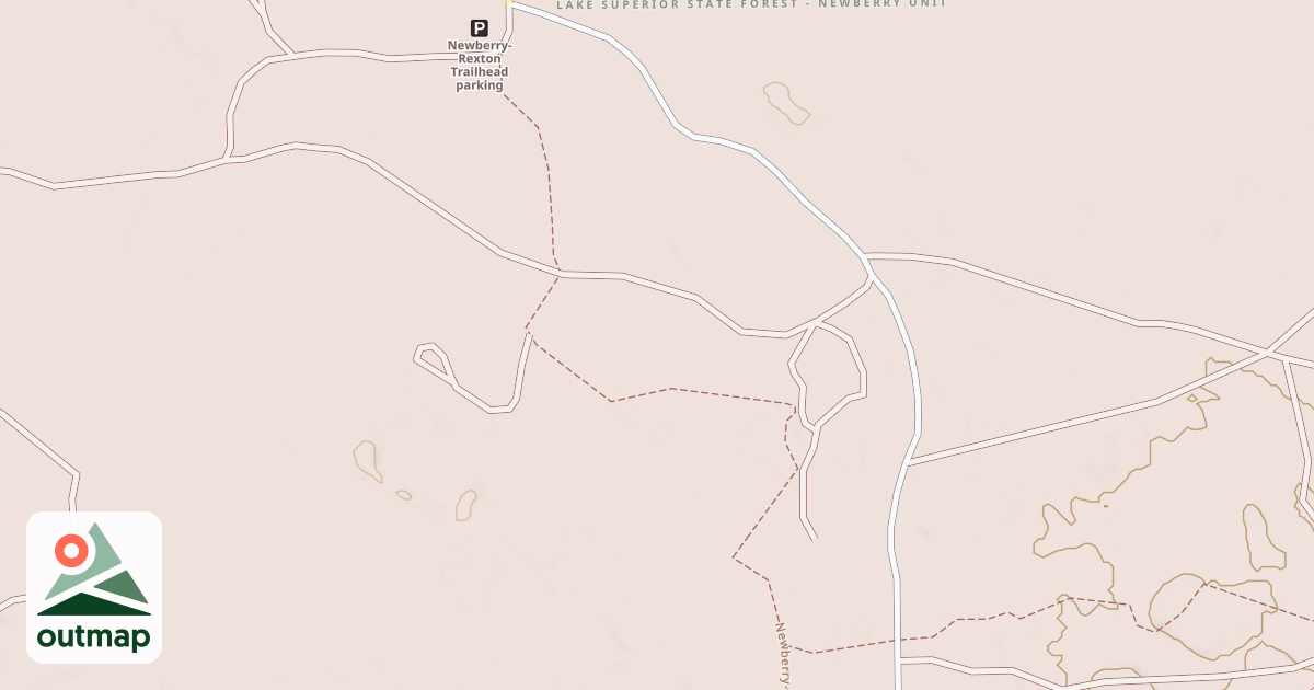 Map of Newberry-rexton Motorcycle Trail