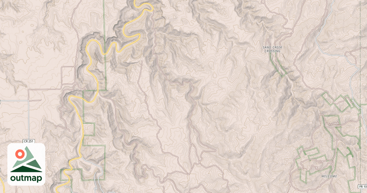 Map of IDOL GULCH