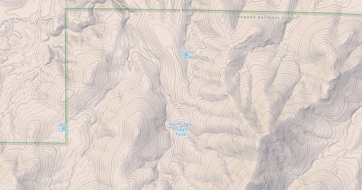 Map preview of NORTH 2 TROUGHS SPRINGS