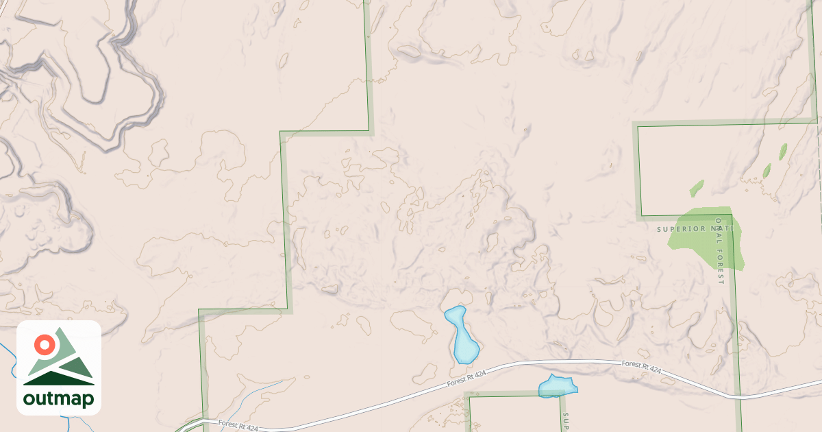 Map of DENLEY LAKE SPUR A