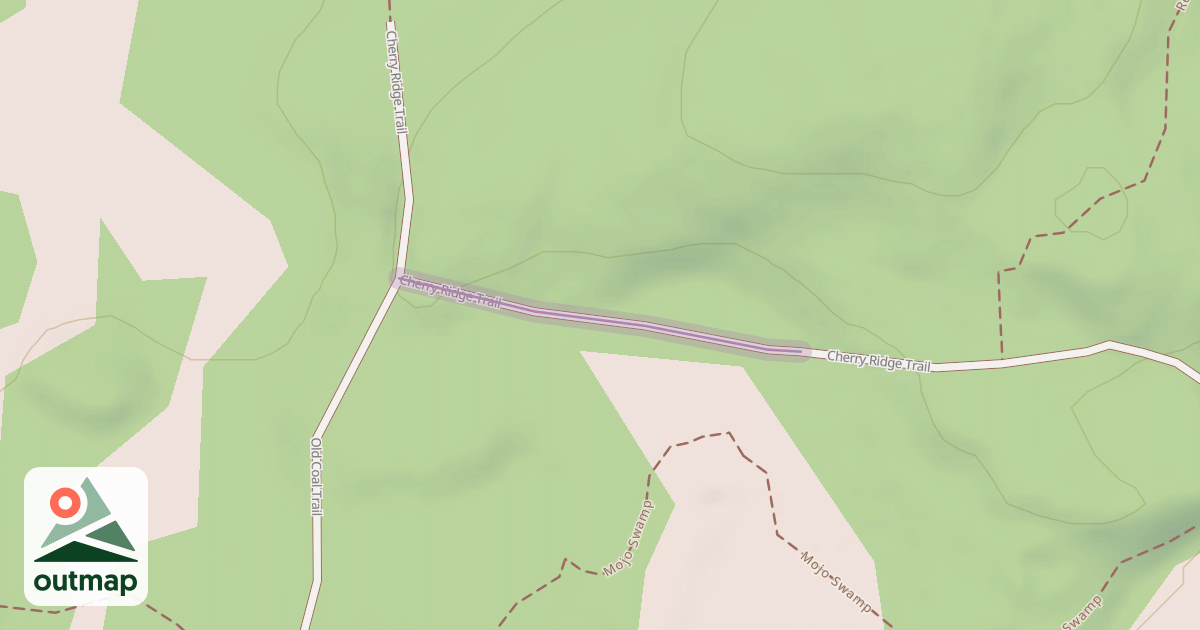 Map of Cherry Ridge Trail