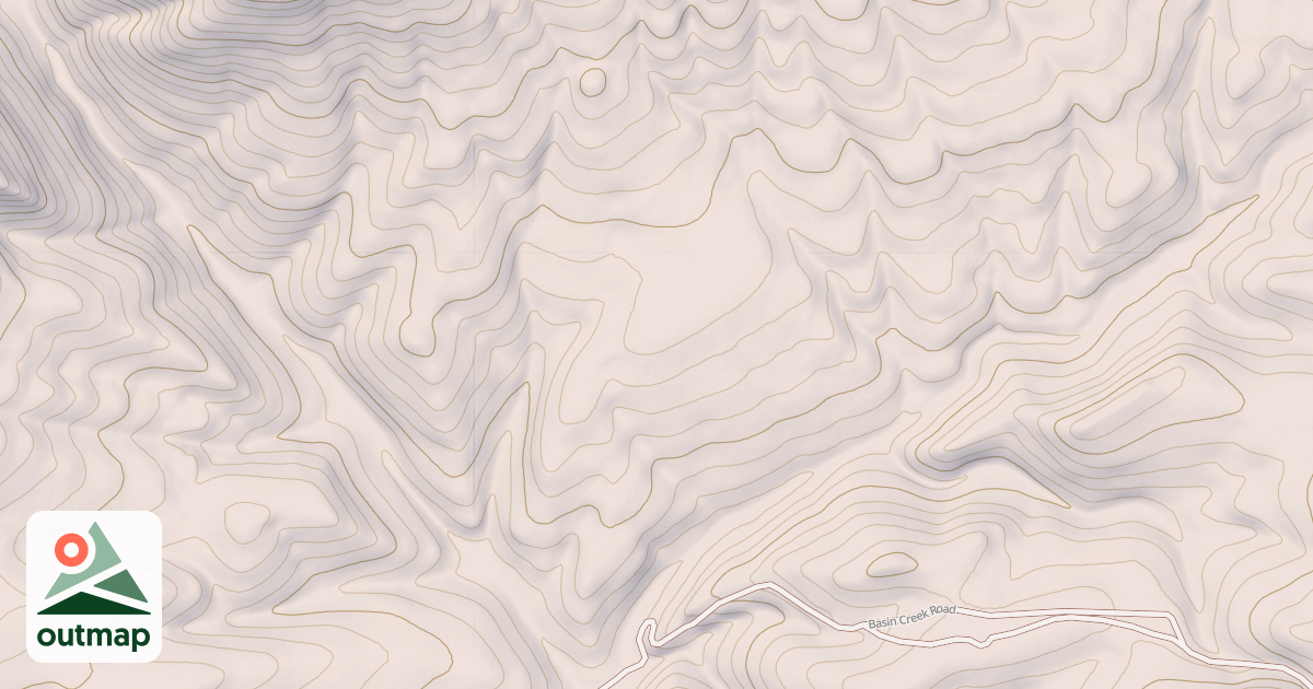 Map of Basin Spur