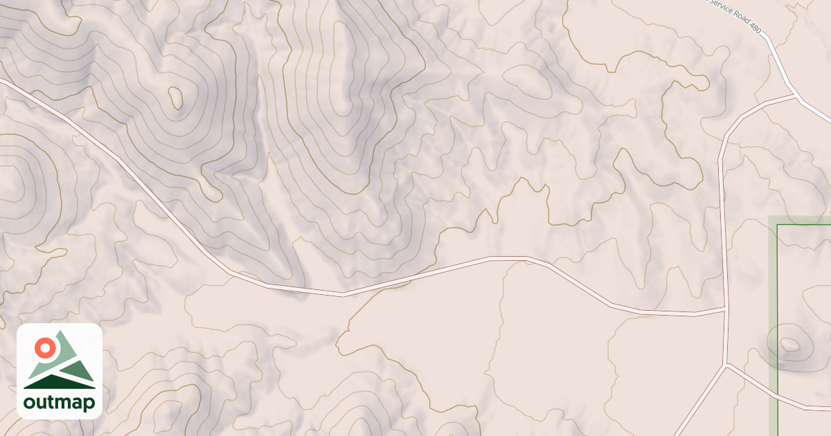 Map of USFS National Forest System Roads {0BAA7A64-17C8-46E5-8E63-1DC8192B5A5C}