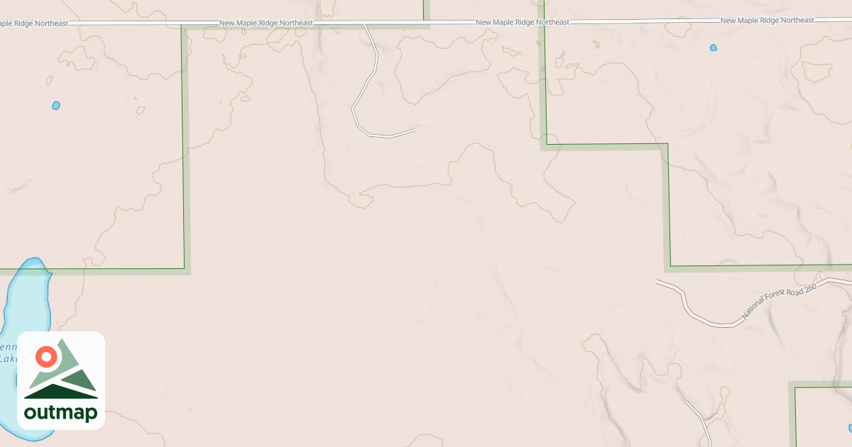 Map of FR 3773 SPUR A