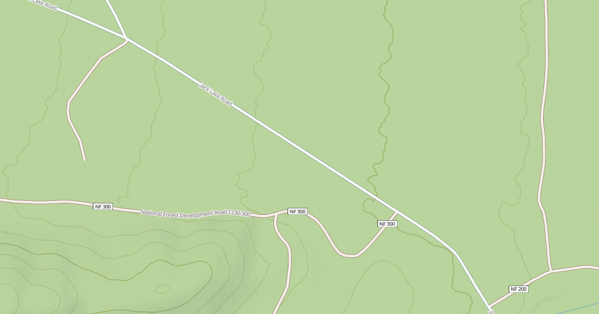 Map preview of USFS Motor Vehicle Use Map Roads {5187A099-8008-4A56-8372-B1D7DCEE56BE}