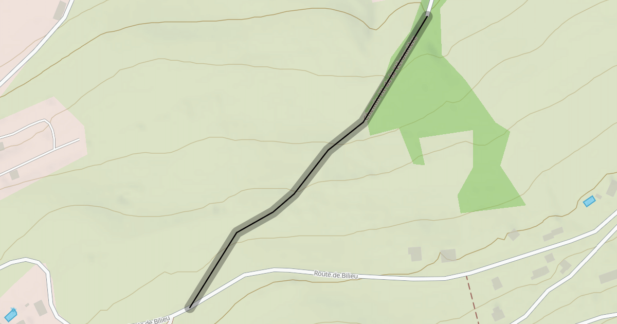 Map preview of Chemin Ht de la Véronnière