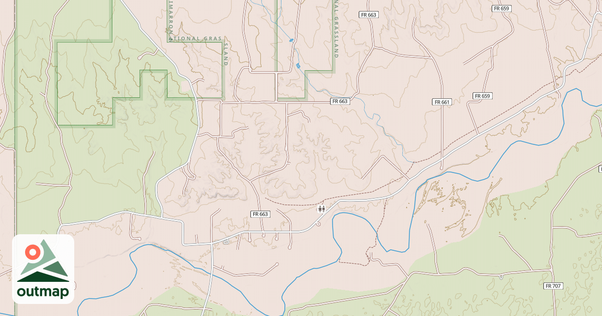 Map of NORTH RIVER