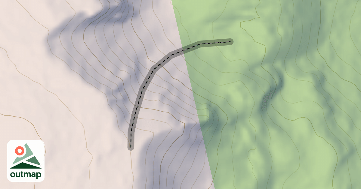 Map of B Chute