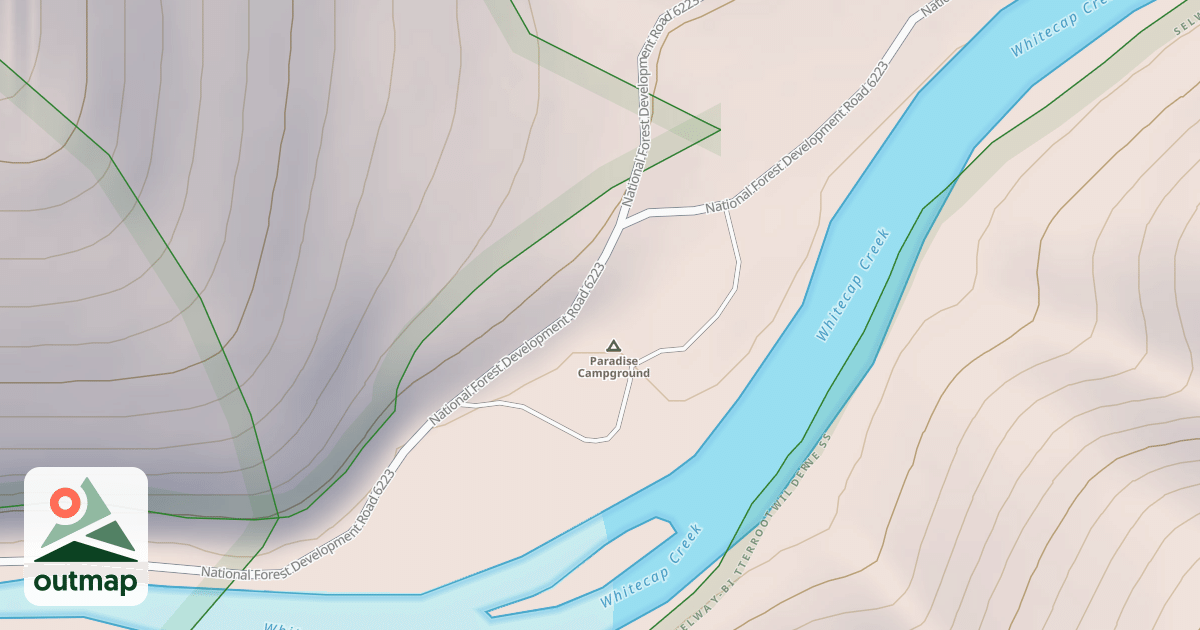 Map of (FDR) PARADISE CAMPGROUND