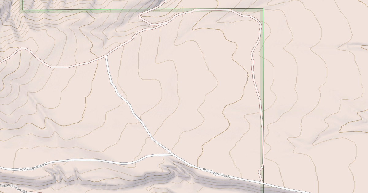 Map preview of POLE CANYON SPUR A