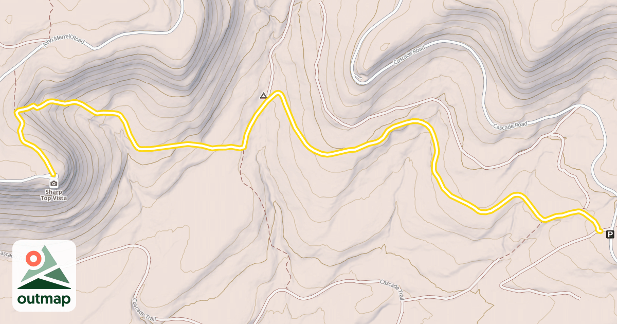 Map of Old Loggers Path