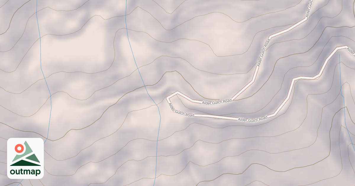 Map of ALDER GULCH