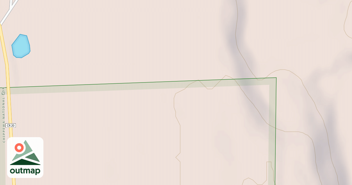Map of LITTLE PIMUSHE SPUR 3854