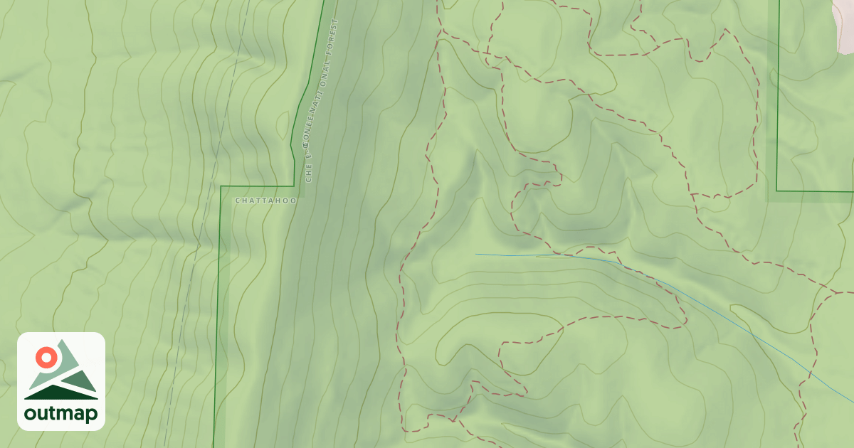 Map of Plantation Ridge Loop