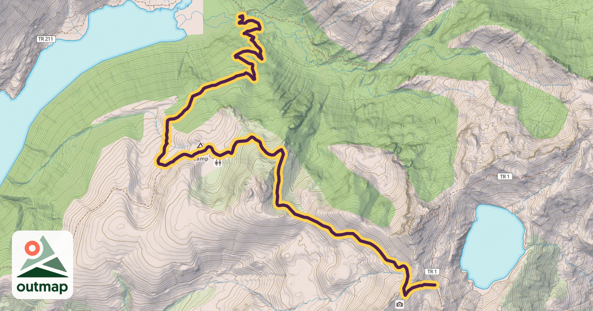 Map of Coldwater Trail