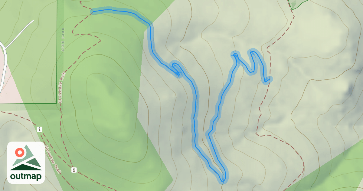 Map of Bonanza Trail