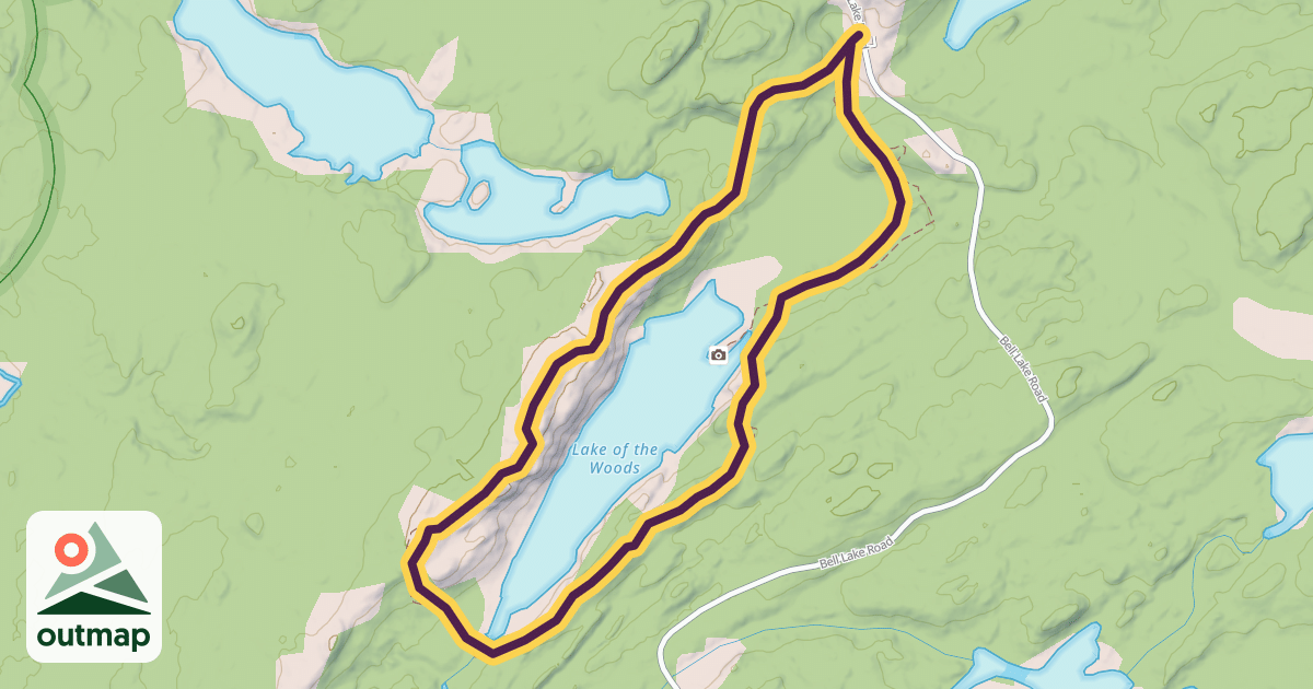 Map of Silver Peak Trail