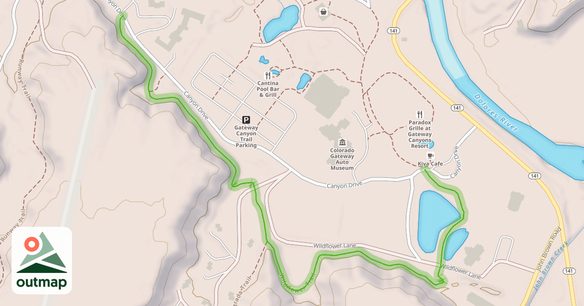 Map of Wildflower Trail