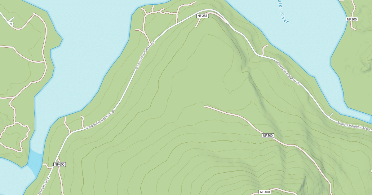 Map preview of BROWNS MTN LOOP