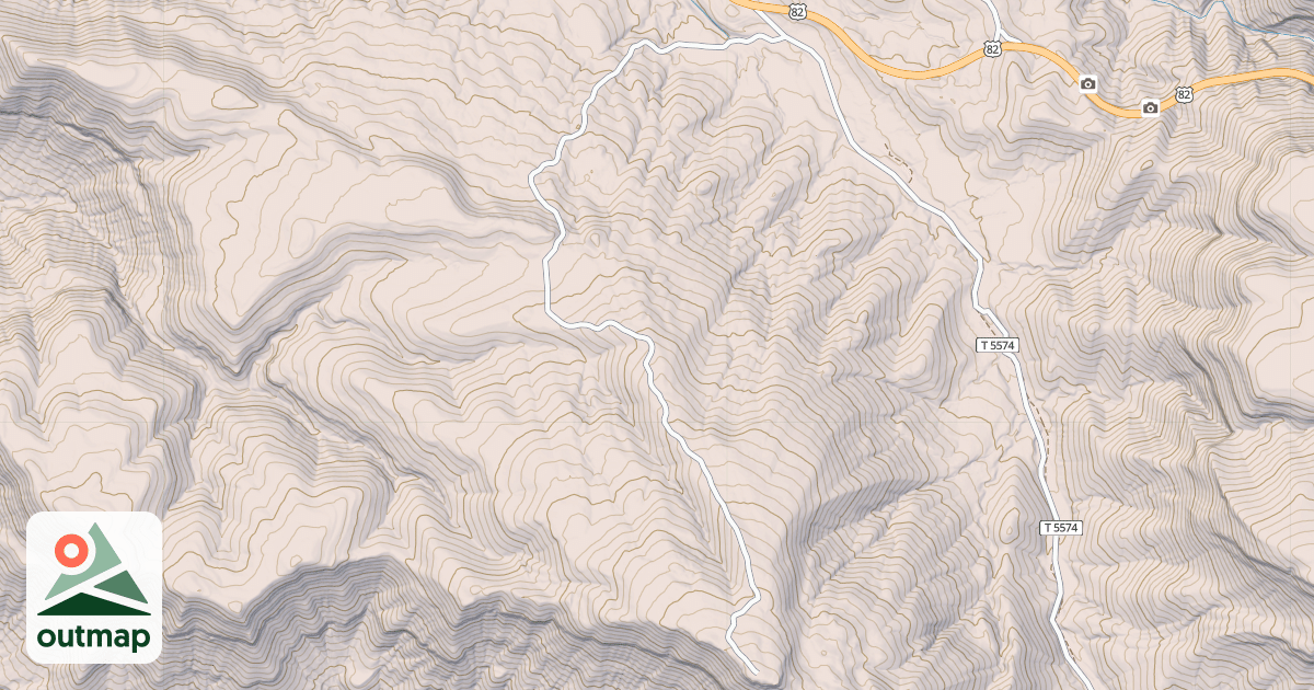 Map of HORSE RIDGE ROAD