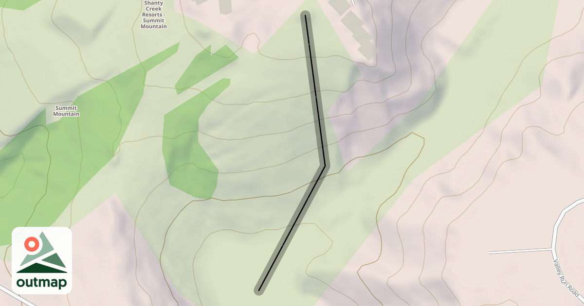 Map of White Downs in Antrim
