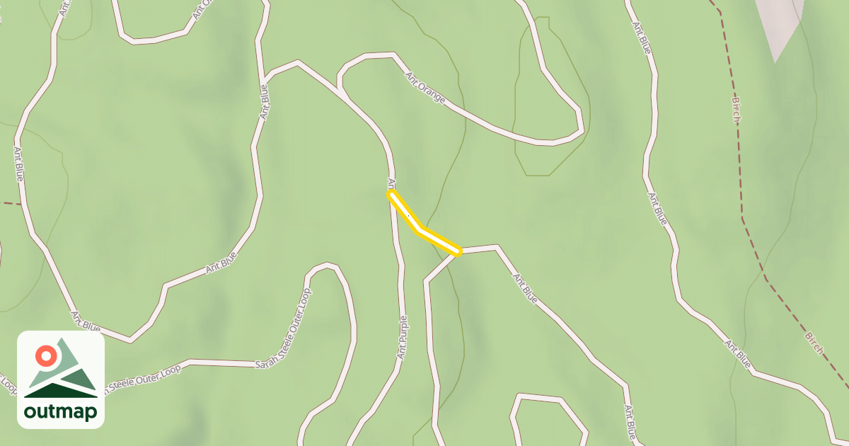 Map of Ant Blue