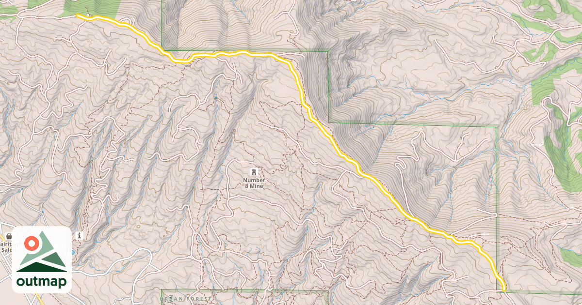 Map of Main Ridge Road