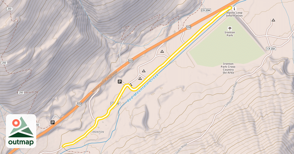 Map of Townsite Loop