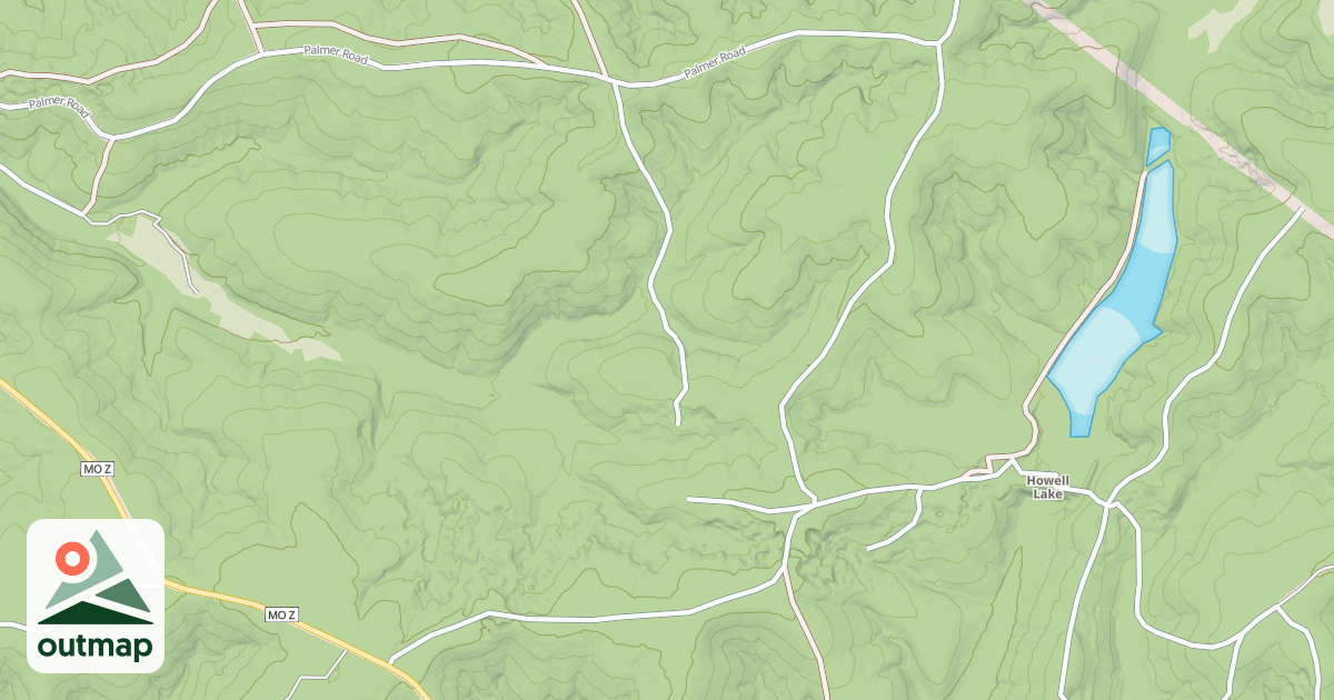 Map of OLD TIFF MILL